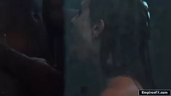 Play A black guy licking and fucking white gf