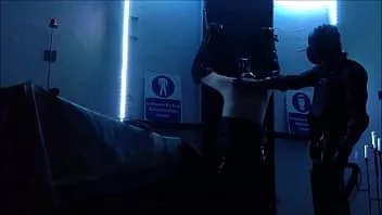 Play Training of a rubberslave - pain 1 flogging - rubbiker77