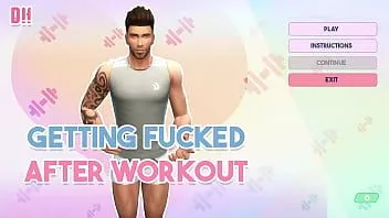 Play Dildo hero games - you get fucked at the gym after workout