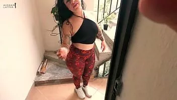 play I fuck my horny neighbor when she is going to water her plants