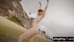 play Petite Blonde Lennon Elizabeth's Steamy Solo Boat Adventure with Tiny Tits