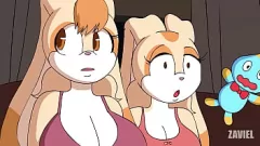 play Steamy Sonic Hedgehog Threesome: Tails, Cream, and Vanilla