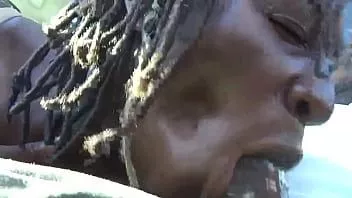 Play Sir pipington making a chick with dreads suck his dick on camera